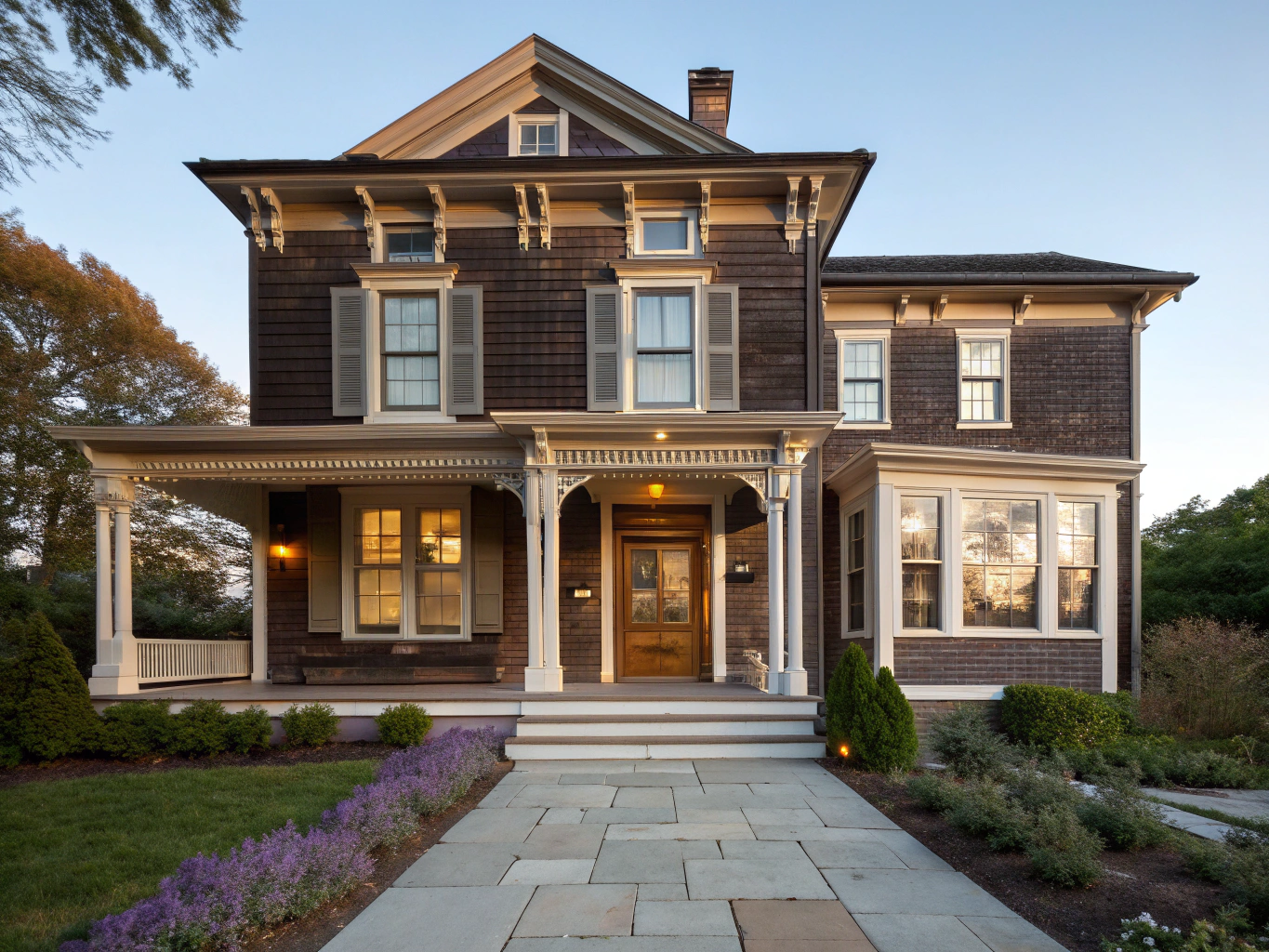 Beautiful renovated residential home exterior in Dallas, Georgia