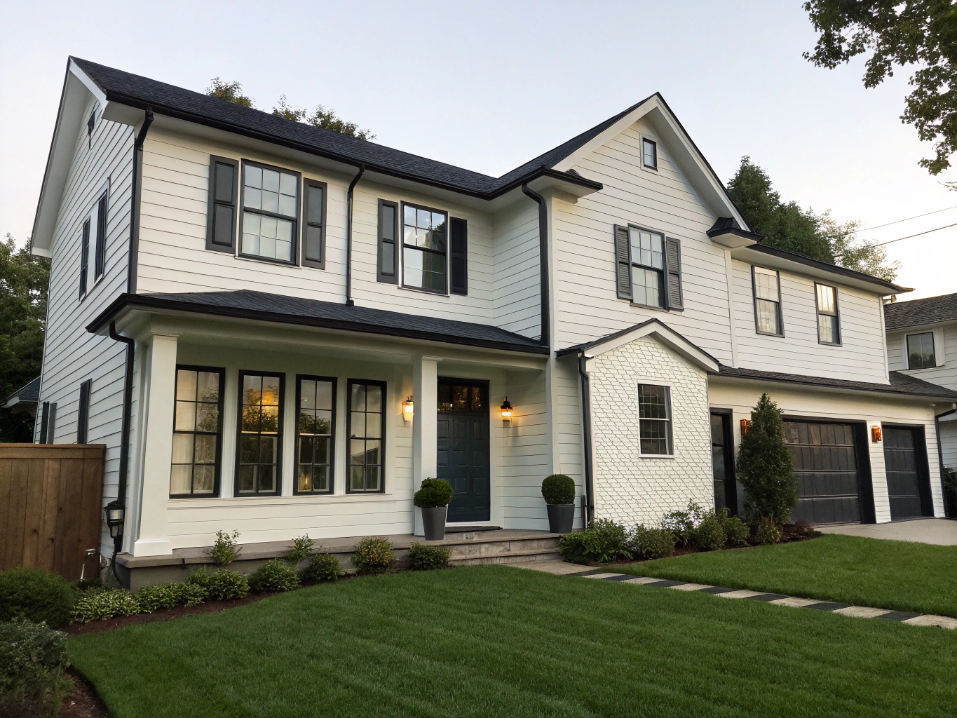 Renovated craftsman home exterior in Hiram, Paulding County, Georgia